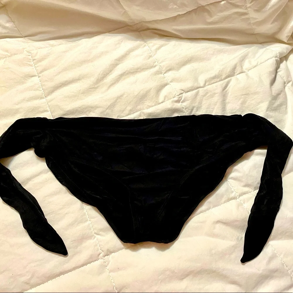 Front tie bikini bottoms from Anthro